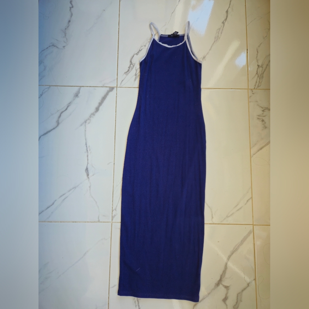 maxi bodycon ribbed dresssleeveless, great condition
